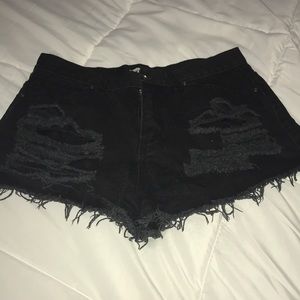 Black shorts